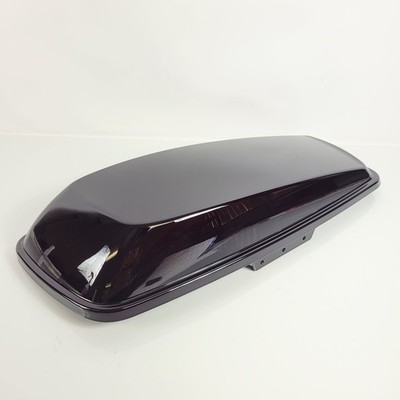 Harley 14-23 Touring Blackened Cayenne Left Saddlebag Lid Cover 90201055DSZ NEW