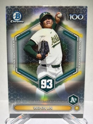 2026 Bowman Wei-En Lin Top 100 Prospects Athletics #BTP-93