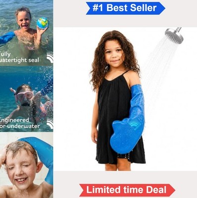 Waterproof Cast Cover For Kids Arm Small 17 Inch Rubber Bath Swim Shield