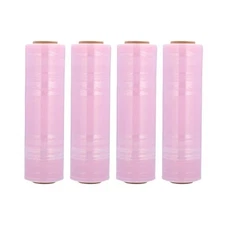 Pink Anti Stat Stretch Wrap Shrink Film 18" x 1500ft 80 Gauge Select Rolls