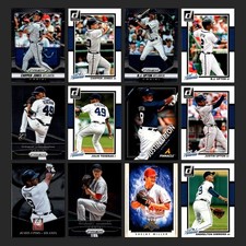 Atlanta Braves 12 Card Lot Chipper Jones Upton Teheran Prizm Donruss