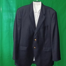 Lauren Ralph Lauren Mens Navy Blue 100 Wool Blazer Gold Crest Buttons Canada