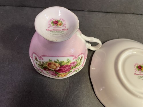 Royal Albert Rose Cameo Rosa Tasse und Untertasse - NEUWERTIG - Bild 6 von 6