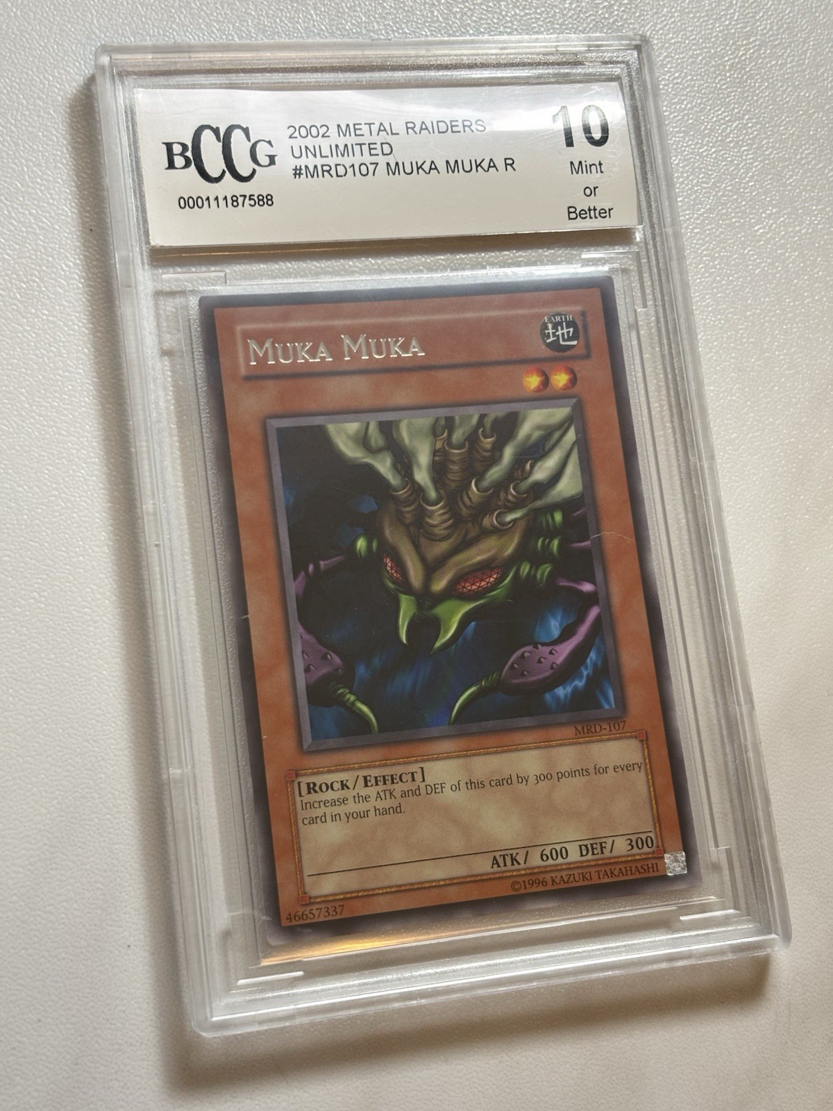 YuGiOh MUKA MUKA MRD-107 UNLIMITED BCCG Graded 10