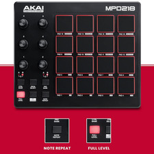 Akai MPD218 MIDI Controller Drum Pad USB 16 M...