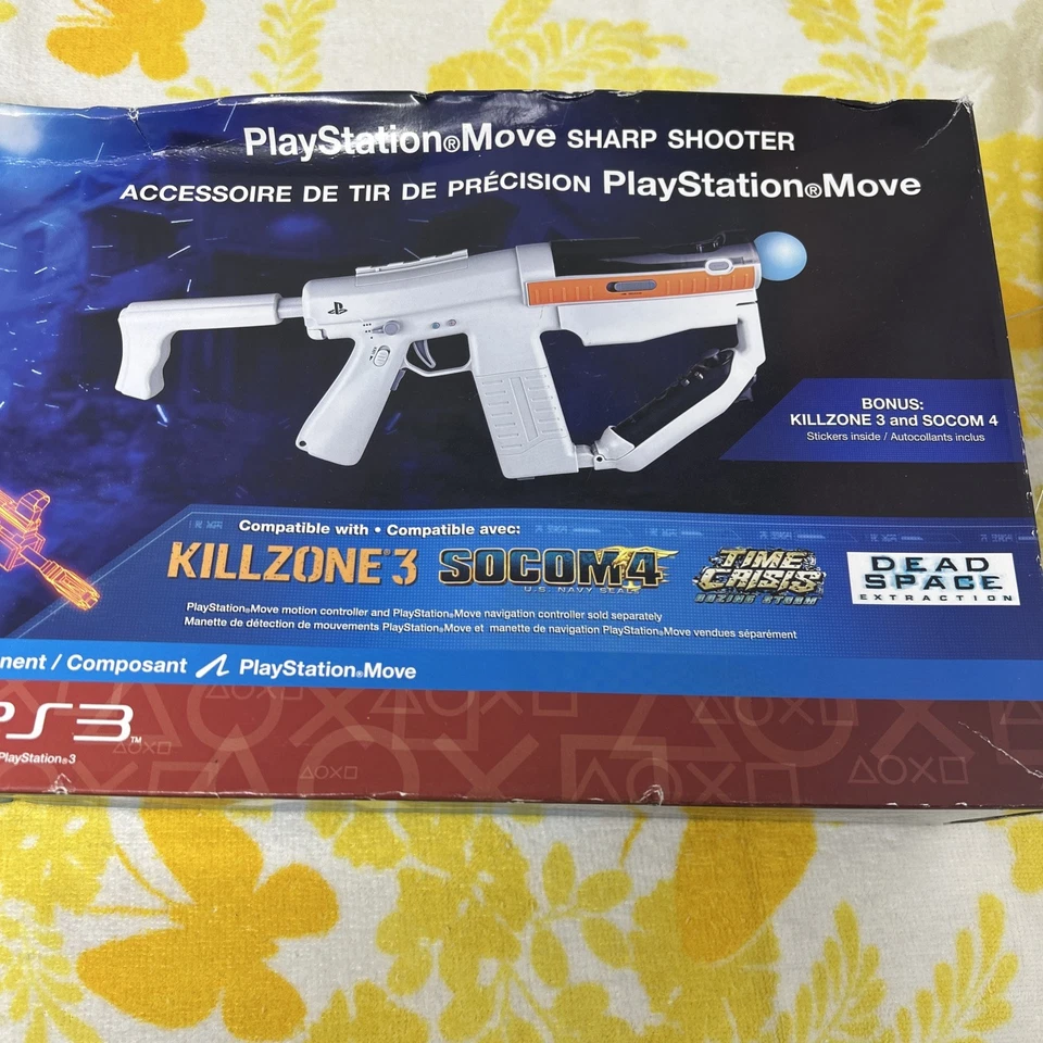 Sony Playstation 3 PS3 Move Sharp Shooter Controller - New Sealed!! Rare Nib - Image 2 of 4