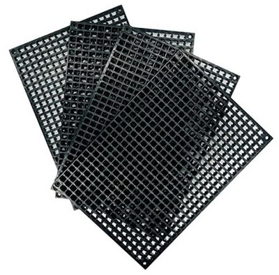 Free Zone 4-Piece Large Pegboard Set for Tool Box and Workbench Storage Black