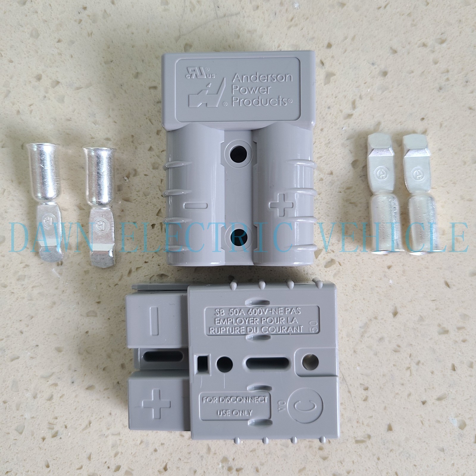 Genuine Anderson SB50 Connector Plug Kit, Gray 2 Casings With 4 ...