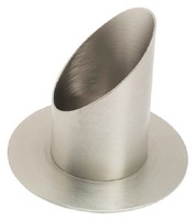 Langkerzen Kerzenleuchter Messing Vernickelt Silber Matt FüR Ø 100 Mm Altarkerze