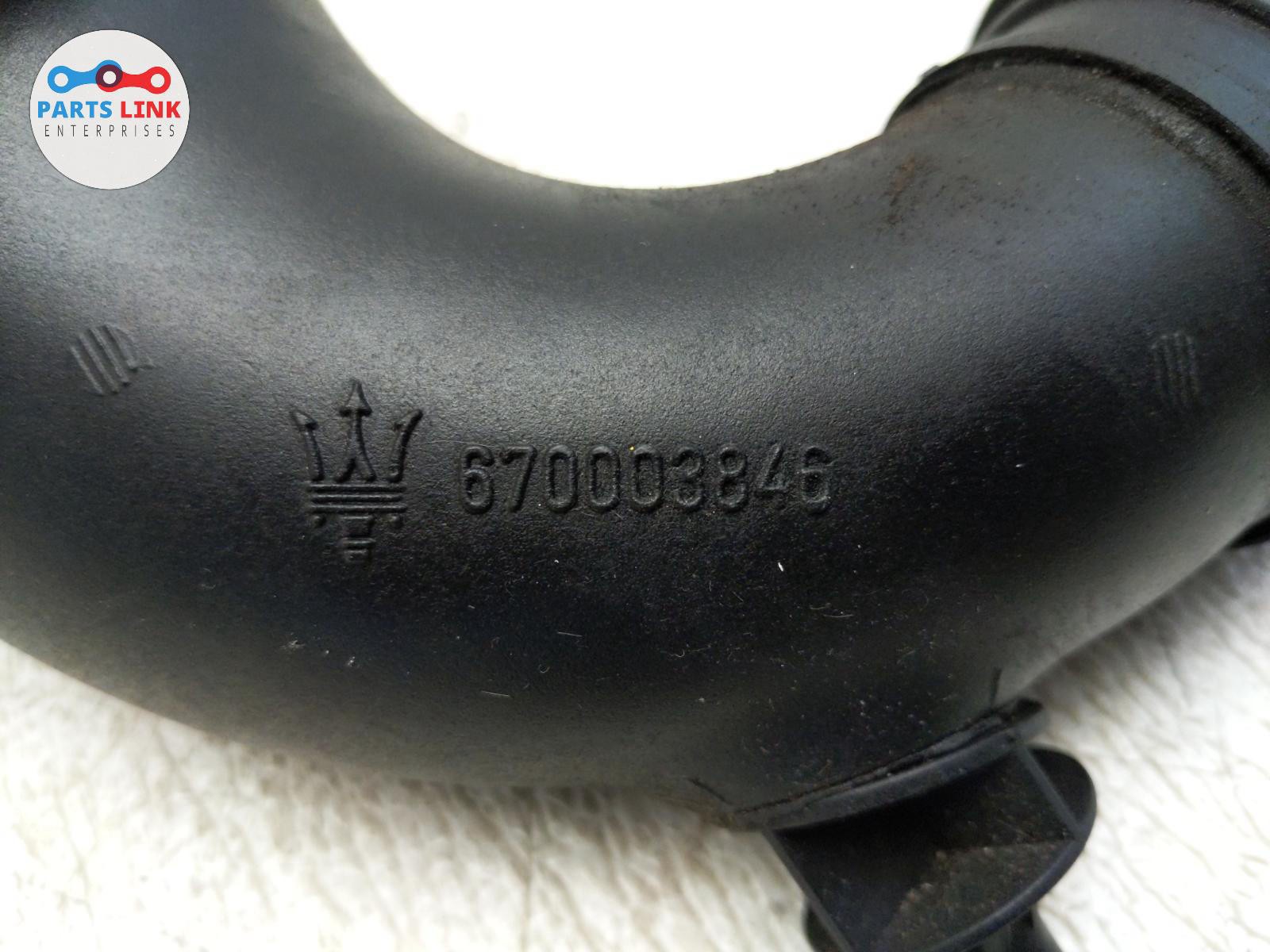 LEFT TURBO AIR CLEANER INTAKE HOSE PIPE TUBE 2014-20 MASERATI GHIBLI SQ4 M157