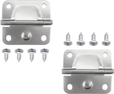 Stainless Steel Hinges for Ice Chest Coolers Replacement with Screws Set 4-Pack