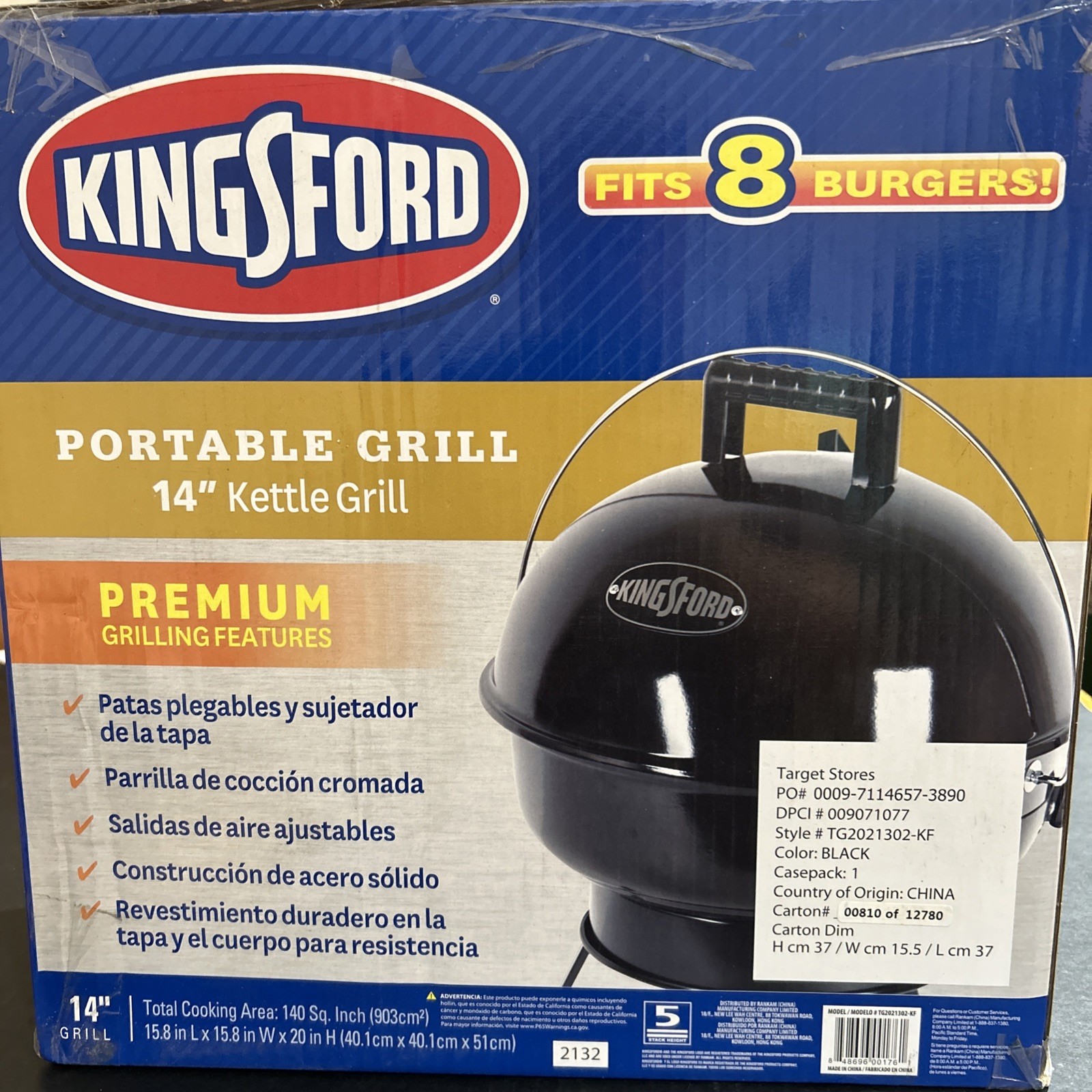 Kingsford 14 Portable Charcoal Grill