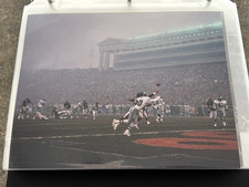 RANDALL CUNNINGHAM PHILADELPHIA EAGLES 1988 FOG BOWL UNSIGNED 8X10 VS BEARS #2