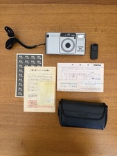 PENTAX ESPIO 80 35mm Point  Shoot Film Camera Silver Remote Control Flash