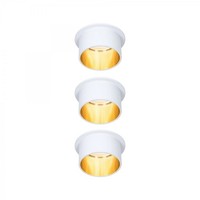 Paulmann 3Er Set Gold Gil Coin LED Einbauleuchten Warmweiß