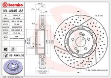 Bremsscheibe (pro Einheit) BREMBO 09.A945.33
