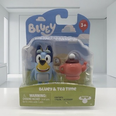 Bluey & Tea Time Figur 6cm Moose Toys Sammelfigur Story Starters Hund Neu OVP