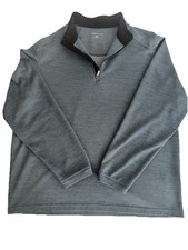 Cypress Club XXL Quarter Zip Pullover Blue Lo...