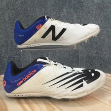 New Balance Shoes Mens 8.5 D Middle Distance Track Spike Sneakers Blue MMD500W6