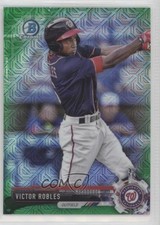 2017 Bowman Chrome Prospects Mega Box Green Refractor 94/99 Victor Robles 2r7