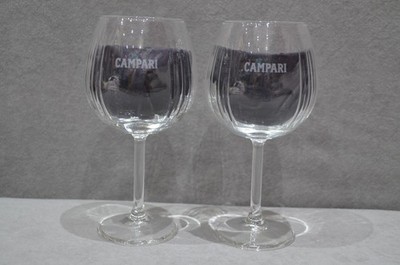 2x Campari Spritz Balloon Stem Glass Gin Style Christmas Gift New 58cl 580ml
