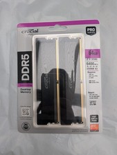 Crucial Pro DDR5 RAM 64GB Kit (2x32GB) 6400MHz CL40 CP2K32G64C40U5B - Brand New