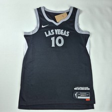 WNBA LAS VEGAS ACES DRI-FIT JERSEY #10 PLUM Women's Small /40 HF0996-011 Black