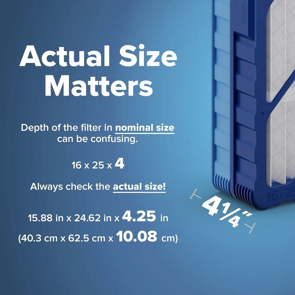 Kit de inicio de filtro de aire recargable 16x25x4 MPR 1550 Foto 2 de 4