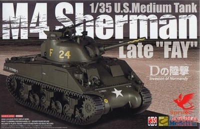ASU35032 1:35 Asuka US Medium Tank M4 Sherman Late ''Fay''