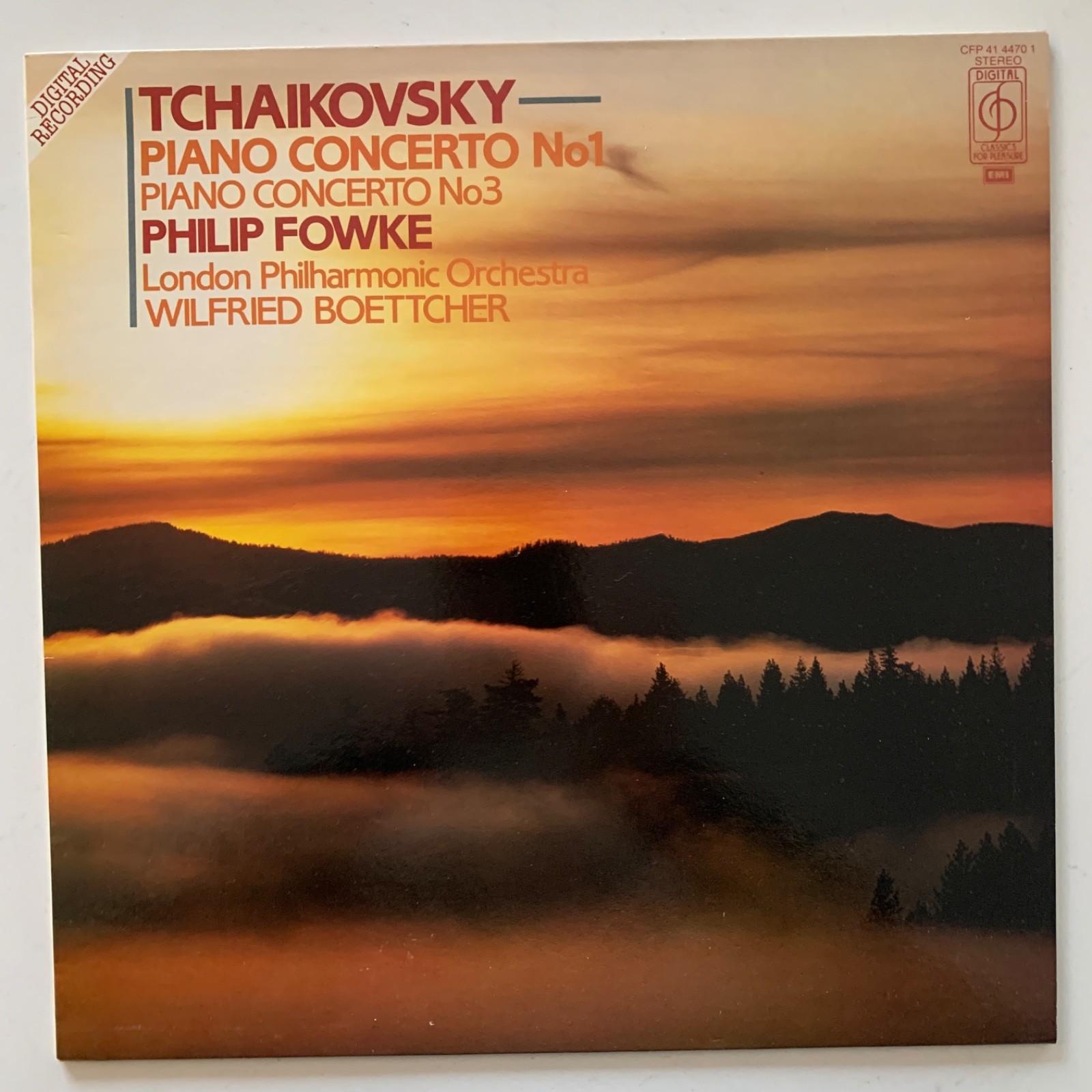 Tchaikovsky, Fowke - Pno Conc No.1 & No.3 - 1984 Vinyl LP - Near Mint (NM/NM)