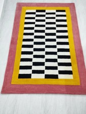 Hand-Tufted Nz Wool Rug Modern Geometric Design Area Handmade Carpet Luxury Rug