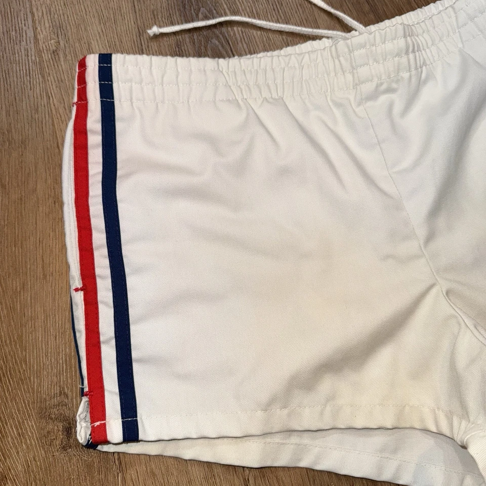 Vtg 70s 80s Gym Shorts Mens 34 JCPenney Running Athletic Stripes Mod Vintage - Image 3 of 4