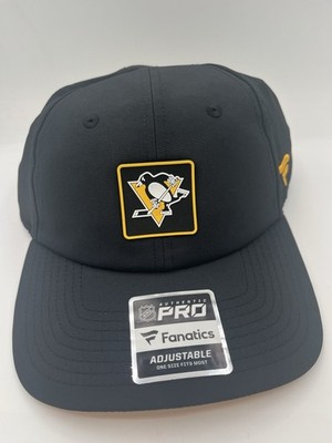 Pittsburgh Penguins Fanatics Authentic Pro Rink Adjustable Strap back Hat NWT