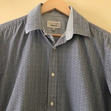 Ted Baker Shirt Button Down 16 Neck 34 / 35