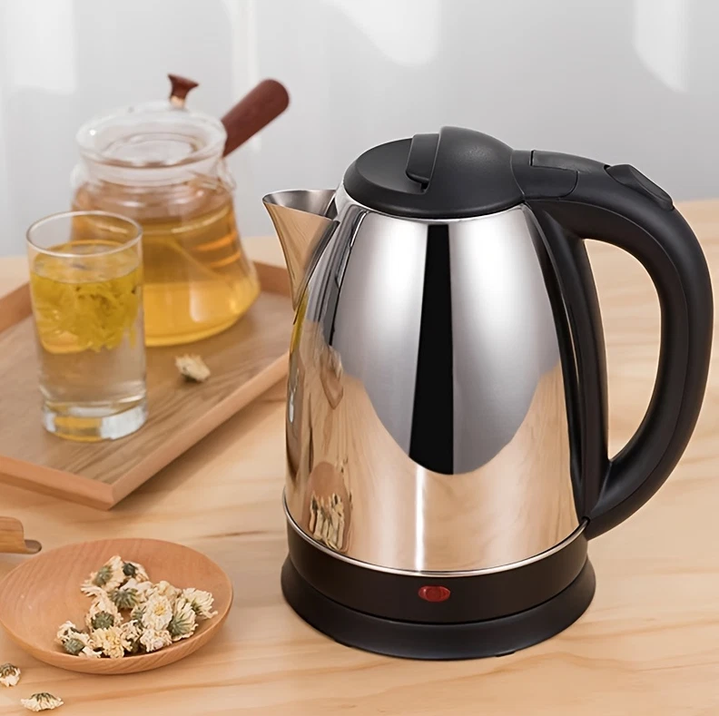 1.8L 304 Stainless Steel Electric Kettle 1000W Power Fast Boil for Home Kitchen