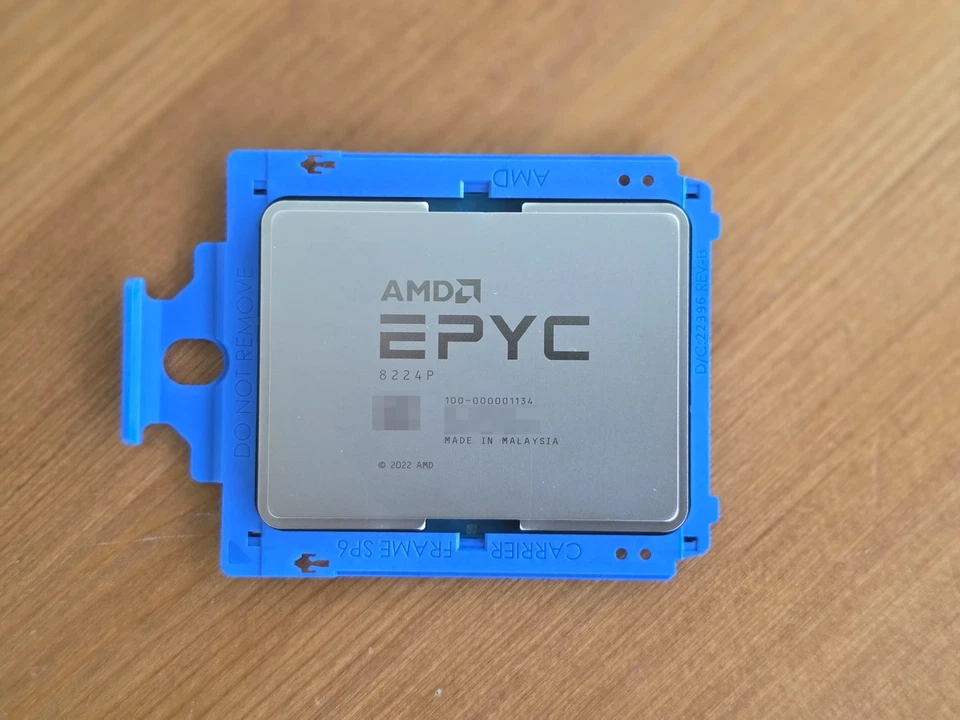 AMD EPYC Siena 8224P 24-Core 2.55GHz SP6 64MB L3 ZEN4c CPU 100-000001134 8004 - Image 2 of 2
