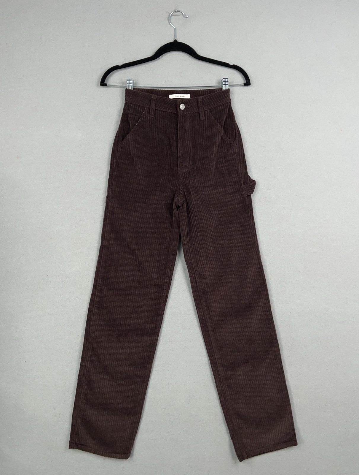 Pacsun Pants Womens 23 Brown Corduroy 90s BF Carpenter Straight Leg Y2K Retro