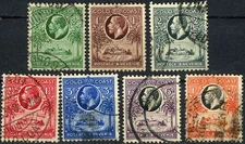Gold Coast 1928 King George Used (SC# 98-101, 103-105)