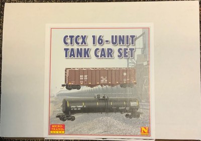N scale Micro-Trains 993 01 540 CTCX 16 unit tank car set
