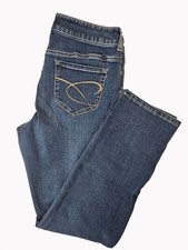 Chicos Platinum 1.5 Womens Jeans 10R Medium Wash Straight Leg Denim Classic