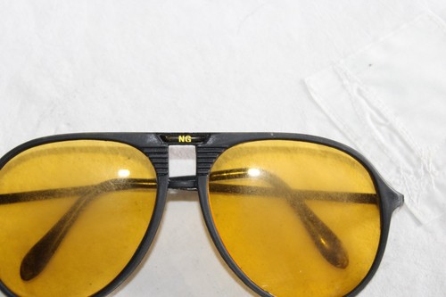Occhiali da sole vintage Chadwick Miller Inc guida notturna lenti gialle - Foto 5 di 9