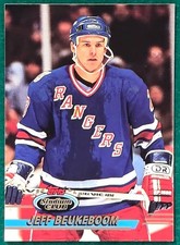 Jeff Beukeboom - 1993-94 Topps Stadium Club #7 - New York Rangers Hockey Card