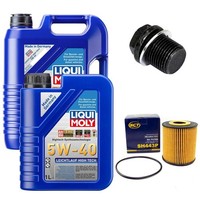 MotoröL Filter Set 5W-40 Liqui Moly 6 Liter + Schraube FüR Volvo S40 V70 I S60 I