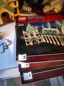 LEGO Harry Potter Hogwarts Castle 4842 Complete Set Box Manuals Minifigures