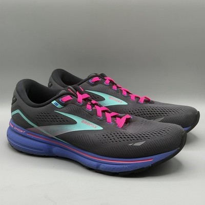 Brooks Ghost 15 Running Shoes 1203801B079 Women s 9.5 Black Pink Training Gym