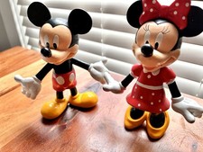 Disney Topolino e Minnie 7" Bobble Heads lotto di 2