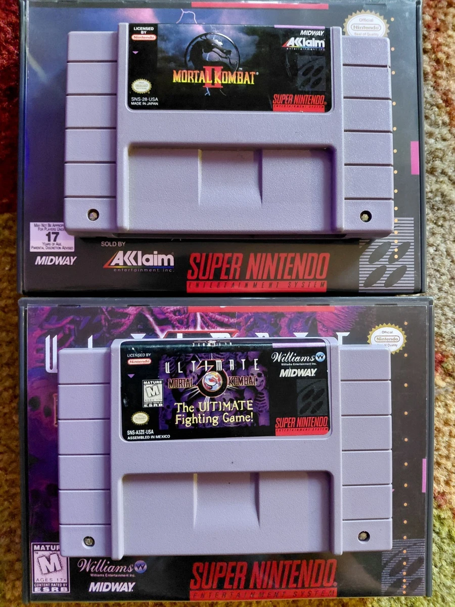 Nintendo SNES Mortal Kombat 3 NTSC-U/C (US/CA) Video Games for