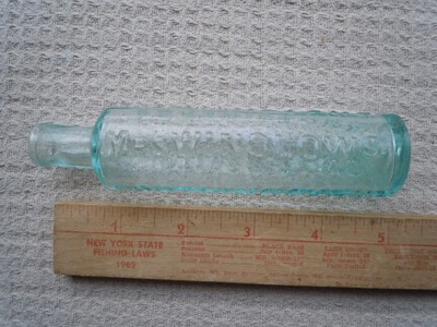 Vintage Mrs. Winslow s Soothing Syrup Medicine Bottle 5  Long