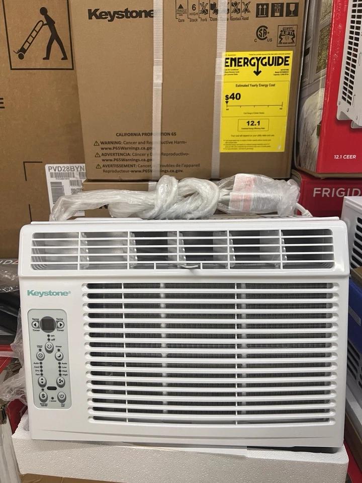 Keystone 5,000 BTU 115V Window-Mounted Air Conditioner with Follow Me LCD Remote - Image 2 of 3