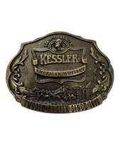 Kessler 1993 American Whiskey Belt Buckle Smooth As Silk Limited Edition 930386